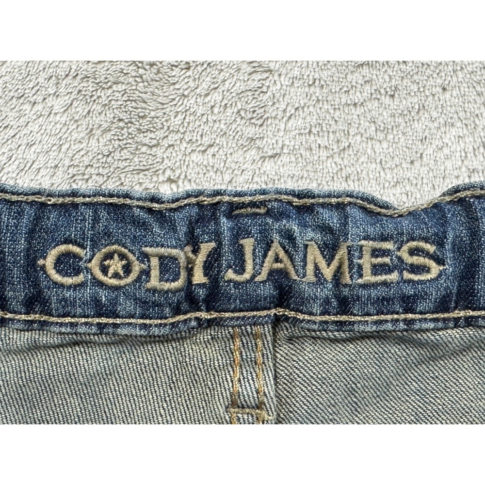 Cody James Boys Bootcut Adjustable Waist Blue Denim Jeans 16 Meas: 28x28.5 - Picture 4 of 8